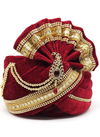 Red Colour Safa Vol 1 Velvet With Less Wedding Wear Mens Collection Safa 13